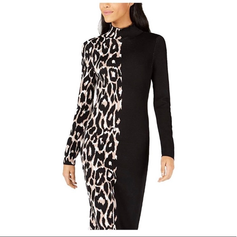 Color Block Sweaterdress (Bar III) - NWT - Picture 3 of 3